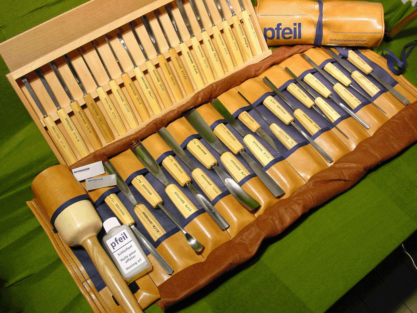 swiss made wood carving tools